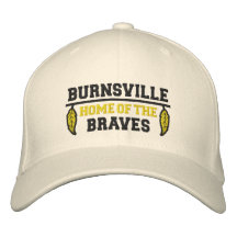 Home Of The Braves Embroidered Hats