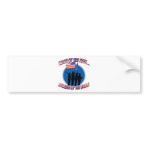 Home of the Free Because of the Brave Bumper Sticker