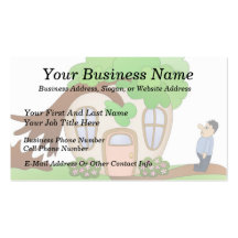 Home Owner Disaster Day Business Card Template