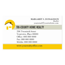 Home Realtor Business Card