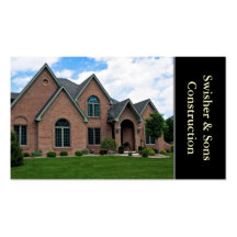 Home Roofing or Roofer Business Card Template