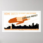 Home Safety Is Defense 1942 WPA Poster