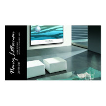 Home Stager Interior Designer Business Card Template