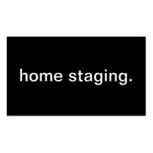Home Staging Business Card Templates