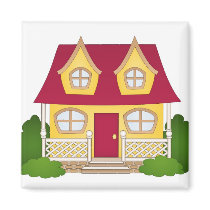 Home Sweet Home - Daytime Fridge Magnet