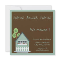 home sweet home personalized invite