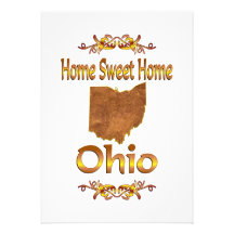 Home Sweet Home Ohio Custom Invites