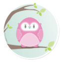 HOME SWEET HOME :: Owl in a tree 3 stickers
