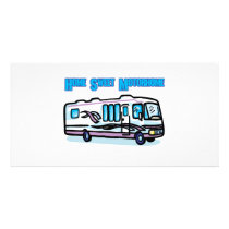 Home Sweet Motorhome Customized Photo Card
