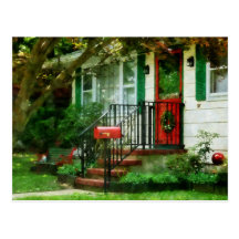 Home that Always Celebrates Christmas Postcard