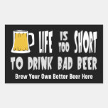 Homebrewing or Brew Your Own Beer funny sticker