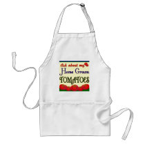 Homegrown Tomato Garden Slogan Apron