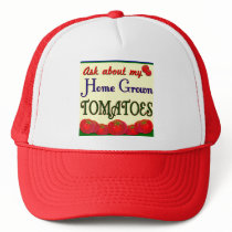 Homegrown Tomato Garden Slogan Trucker Hat