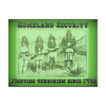 Homeland Security Fighting Terrorism Since 1492 Post Card