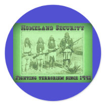 Homeland Security Fighting Terrorism Since 1492 Sticker