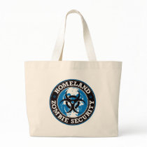 Homeland Zombie Security Skull - Blue Bag
