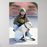 Homeless Man & Dog Print