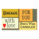 Homemade Candles-Personalize It Rectangle Sticker