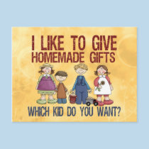 Homemade Gifts postcards