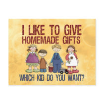 Homemade Gifts Postcards