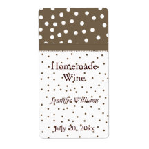 Homemade Wine Label
