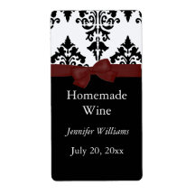Homemade Wine Label