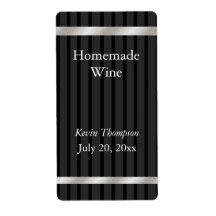 Homemade Wine Label