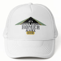 Homer Alaska - Airport Runway Mesh Hat