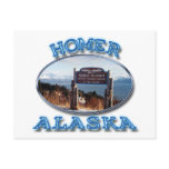HOMER, ALASKA POSTCARD
