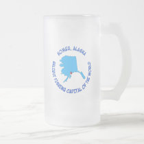 Homer, capital de pêche de flétan de l'Alaska du m tasses