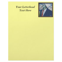 Homer Suit Framed Customized Letterhead