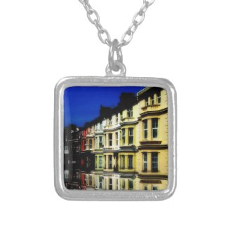 Homes in England at Night Necklace