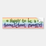 Homeschool Family Bumper Sticker
