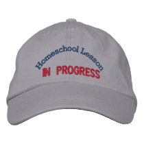 Homeschool Lesson Hat Embroidered Hats