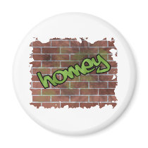 homey graffiti  design magnets
