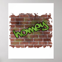 homey graffiti  design poster