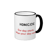 HOMICIDE MUG