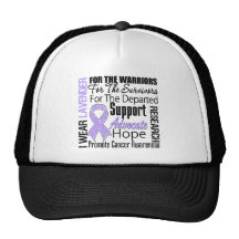 HOMMAGE de ruban de lavande d'usage du CANCER I Casquette De Camionneur