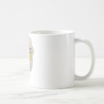 Homme chauve aux yeux bleus mugs à café