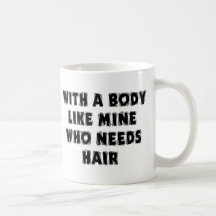Homme chauve de fête des pères drôle mugs