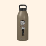 Homme d'affaires vilain bouteilles