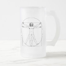 Homme de da Vinci Vitruvian Tasses À Café