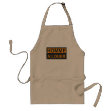 homme un louer ! tablier