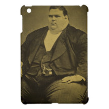 Homme vintage de graisse de numéro de cirque de ph