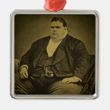 Homme vintage de graisse de numéro de cirque de ph ornement