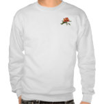 Hommes asiatiques oranges de lis sweat-shirts