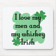 hommes et whiskey tapis de souris