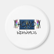 Homo Indiana Fridge Magnets