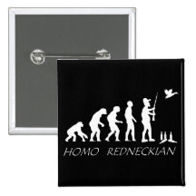 Homo Redneckian Button.