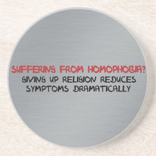 Homophobia Cure Drink Coasters